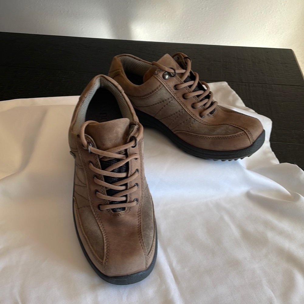 Hotter Women’s Goretex Leather Shoes Size US 8 UK 6 EU 39 Brown EUC